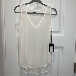 Michael Lauren Duke V Neck Tank Top
